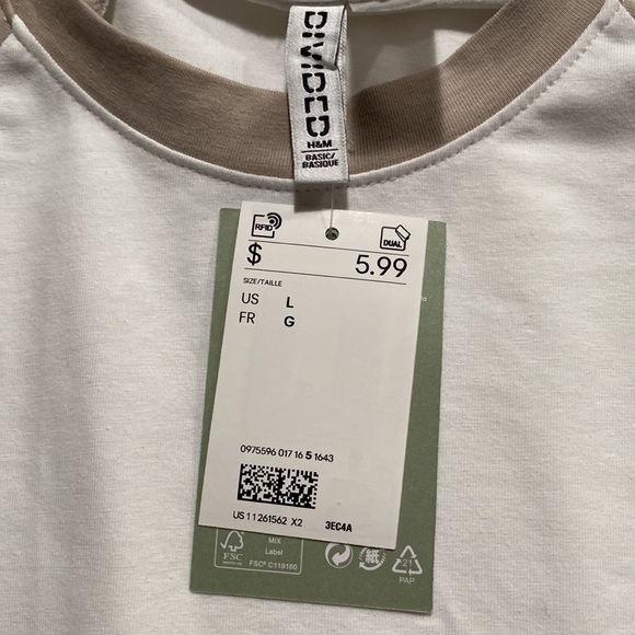 H&M Baseball Tee - Picture 2 of 2